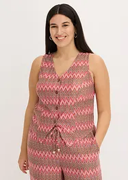 Gilet effetto uncinetto, bonprix