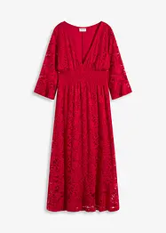 Abito in pizzo con volant, bonprix