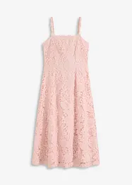 Abito in pizzo con spalline decorate, bonprix