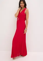 Abito in chiffon con gonna plissettata e fibbia, bonprix