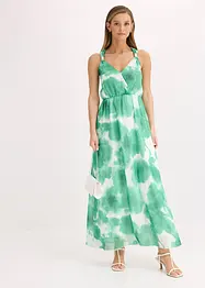 Abito in chiffon con spalline e accessori decorativi, bonprix
