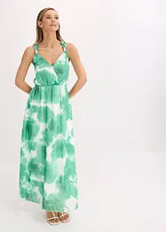 Abito in chiffon con spalline e accessori decorativi, bonprix