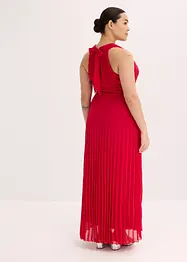 Abito in chiffon con gonna plissettata e fibbia, bonprix