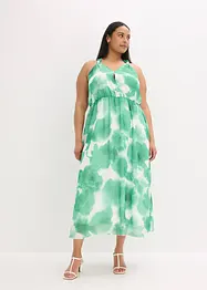 Abito in chiffon con spalline e accessori decorativi, bonprix