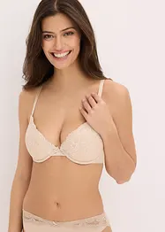 Reggiseno push-up con pizzo fine (pacco da 3), bonprix