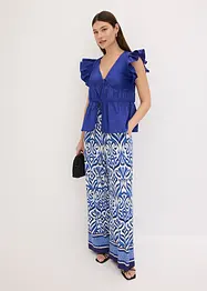 Blusa con laccetti in puro cotone, bonprix