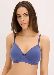 Reggiseno senza ferretto con coppe preformate e cotone biologico (pacco da 2), bonprix