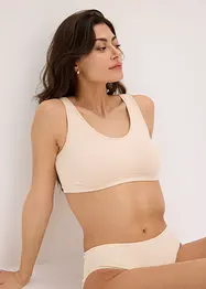 Reggiseno bustier con cotone, bonprix