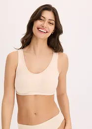 Reggiseno bustier con cotone, bonprix