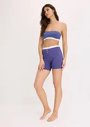Boxer aderenti in lunghezza media con cotone biologico (pacco da 4), bonprix