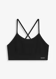 Bustier feel comfort senza cuciture con spalline incrociate dietro, bonprix