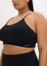 Bustier feel comfort senza cuciture con spalline incrociate dietro, bonprix