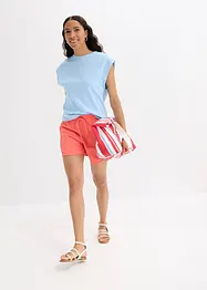 Shorts in felpa di puro cotone biologico, bonprix