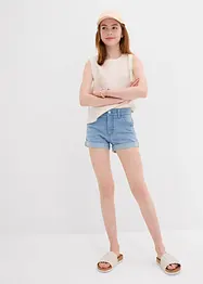 Shorts di jeans, vita media, bonprix