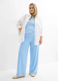 Pantaloni a palazzo con cinta comoda, bonprix