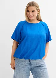 Blusa a maniche corte in misto viscosa morbido, bonprix