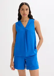 Top in misto lino fresco, bonprix