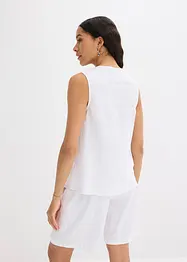 Top in misto lino fresco, bonprix