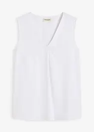 Top in misto lino fresco, bonprix