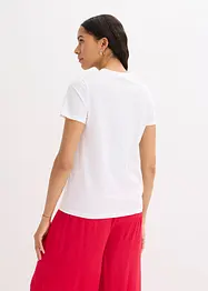 T-shirt in puro cotone, bonprix
