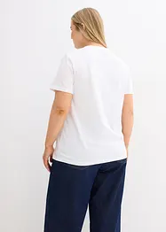 T-shirt in puro cotone, bonprix