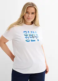 T-shirt in puro cotone, bonprix