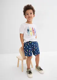 T-shirt e pantaloni corti in puro cotone (set 2 pezzi), bonprix