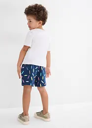 T-shirt e pantaloni corti in puro cotone (set 2 pezzi), bonprix