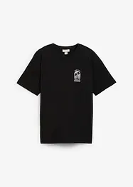 T-shirt in cotone biologico con stampa dietro, bonprix