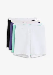 Boxer aderenti in lunghezza media con cotone biologico (pacco da 4), bonprix