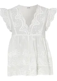 Blusa con pizzo, bonprix
