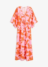 Abito lungo in satin fluente, bonprix