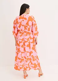 Abito lungo in satin fluente, bonprix