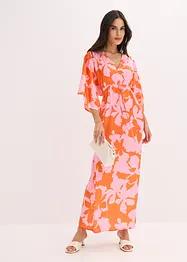Abito lungo in satin fluente, bonprix