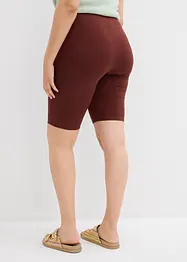 Pantaloncini in jersey a costine, vita alta, bonprix