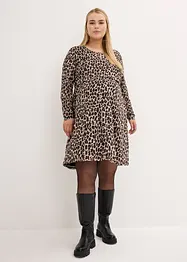 Abito prémaman / da allattamento 2 in 1 leopardato, bonprix