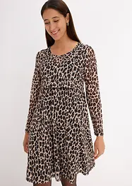Abito prémaman / da allattamento 2 in 1 leopardato, bonprix