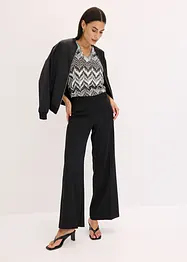 Top con paillettes, bonprix