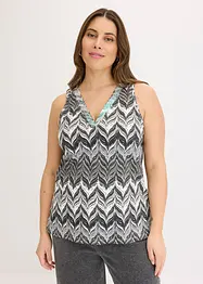 Top con paillettes, bonprix