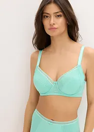 Reggiseno con ferretto e pizzo delicato, bonprix