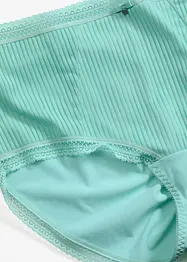 Culotte a vita alta con pizzo delicato, bonprix