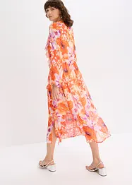 Abito di chiffon con volant, bonprix