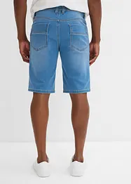 Bermuda di jeans in felpa con taglio comfort, regular fit, bonprix