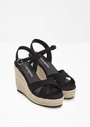 Sandali con zeppa, bonprix