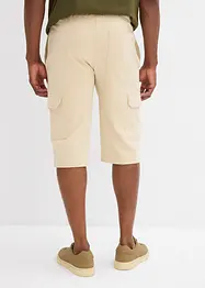 Bermuda in felpa di puro cotone biologico con tasche cargo, bonprix