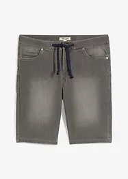 Bermuda di jeans in felpa con taglio comfort, regular fit, bonprix