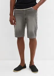 Bermuda di jeans in felpa con taglio comfort, regular fit, bonprix