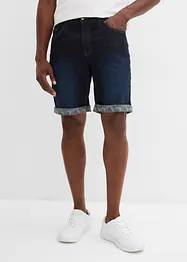 Bermuda di jeans elasticizzati, regular fit, bonprix
