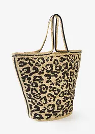 Borsa shopper di paglia, bonprix