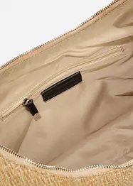 Borsa shopper in simil paglia, bonprix